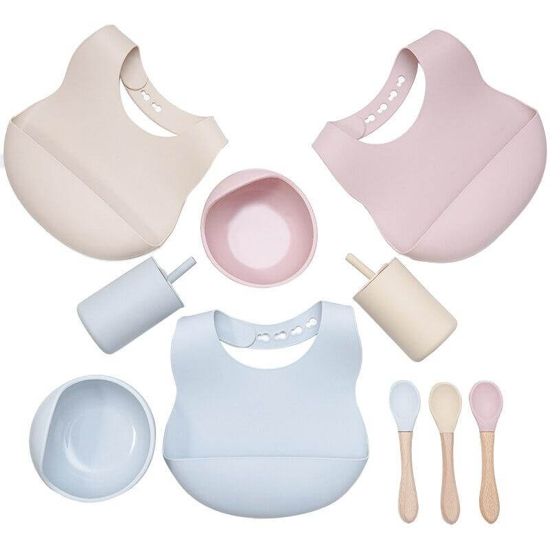 Baby Silicone Feeding Set for Safe and Easy Mealtime - Nagatta