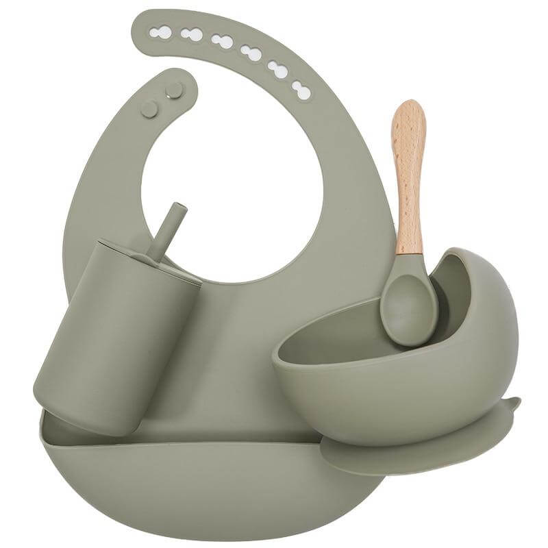 Baby Silicone Feeding Set for Safe and Easy Mealtime - Nagatta