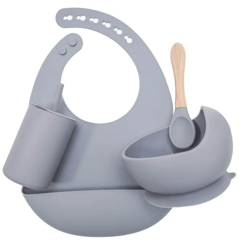 Baby Silicone Feeding Set for Safe and Easy Mealtime - Nagatta