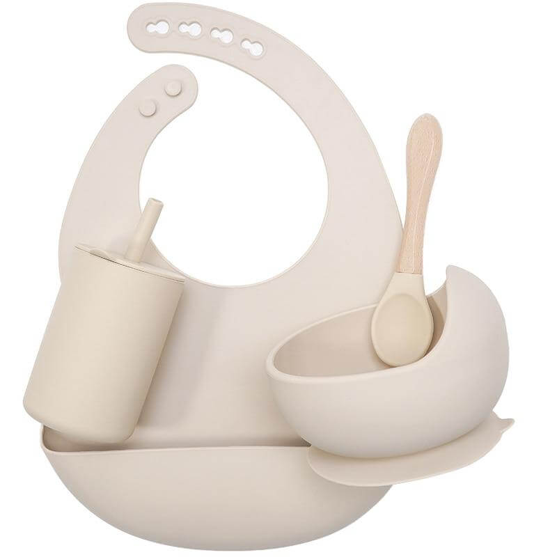 Baby Silicone Feeding Set for Safe and Easy Mealtime - Nagatta