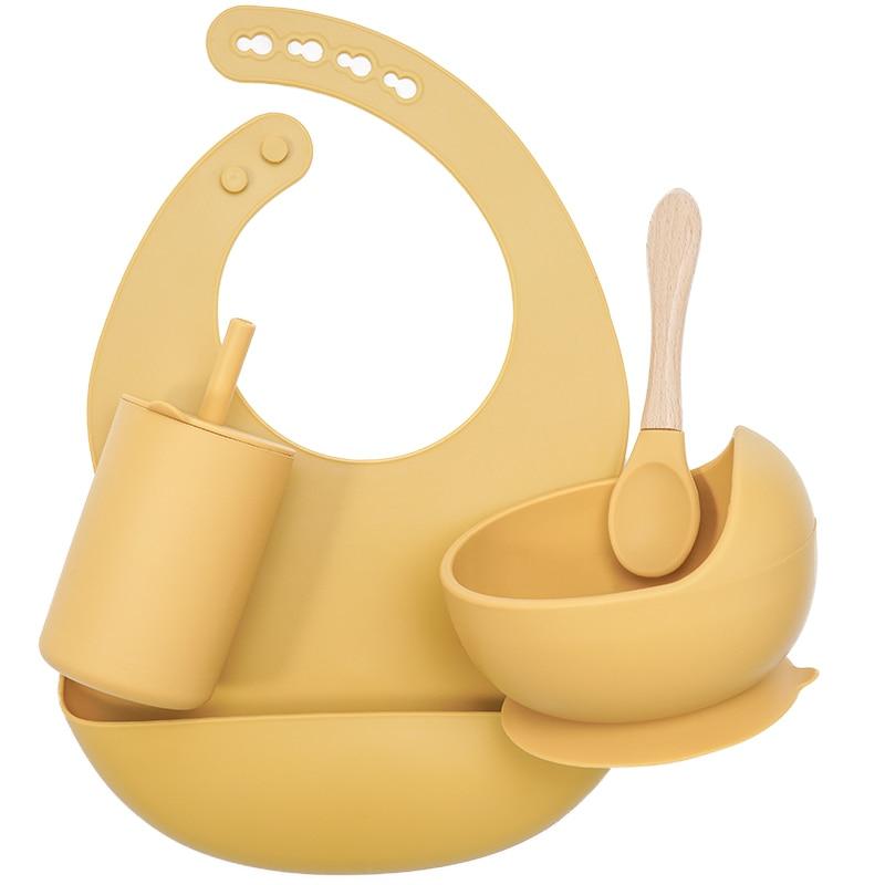 Baby Silicone Feeding Set for Safe and Easy Mealtime - Nagatta