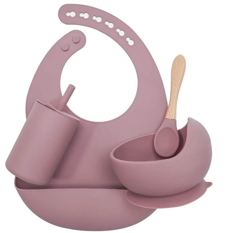 Baby Silicone Feeding Set for Safe and Easy Mealtime - Nagatta