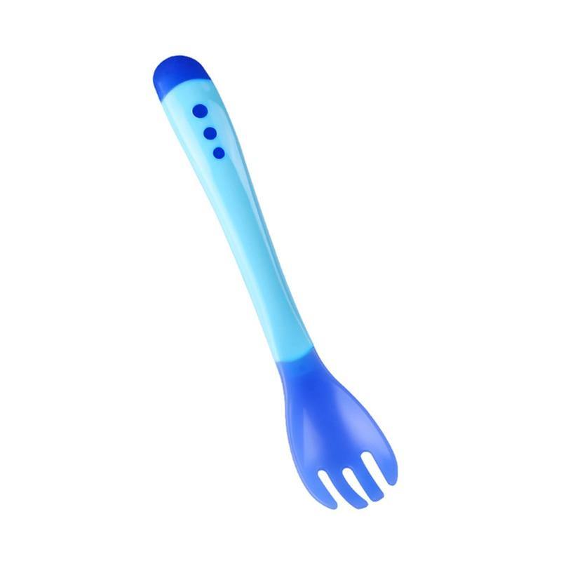 Baby Silicone Fork & Spoon Set for Easy Feeding - Nagatta