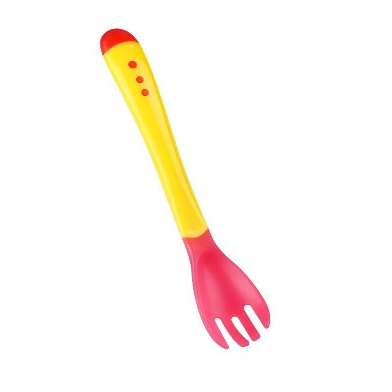 Baby Silicone Fork & Spoon Set for Easy Feeding - Nagatta