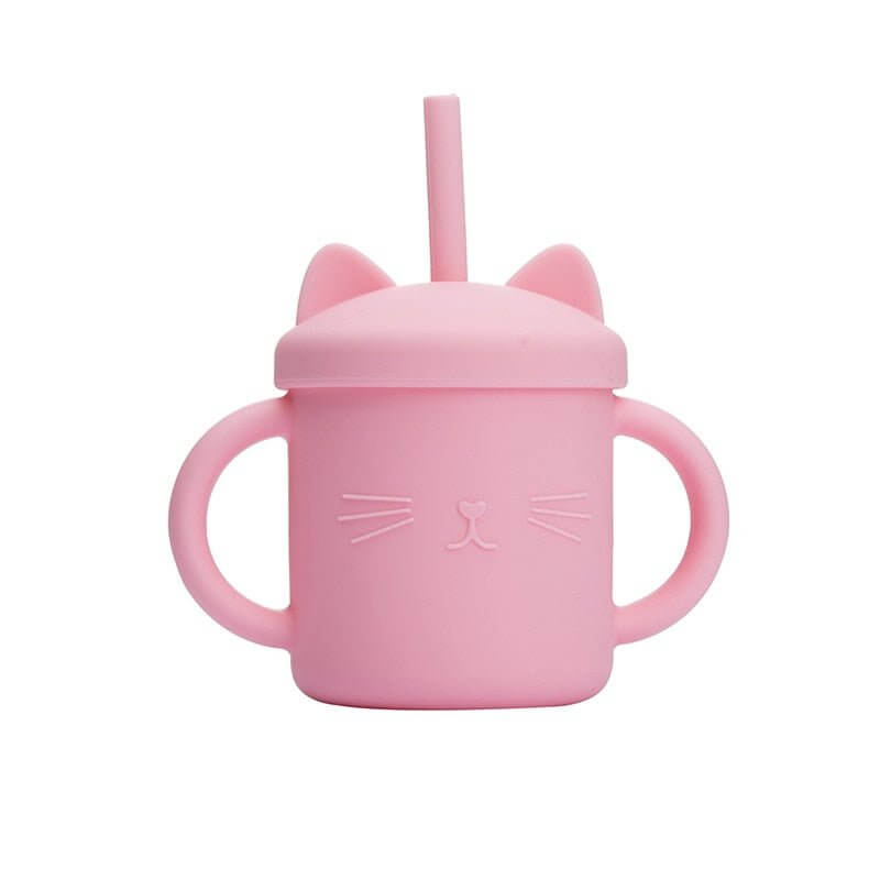 Baby Silicone Straw Cup for Easy Independent Drinking - Nagatta