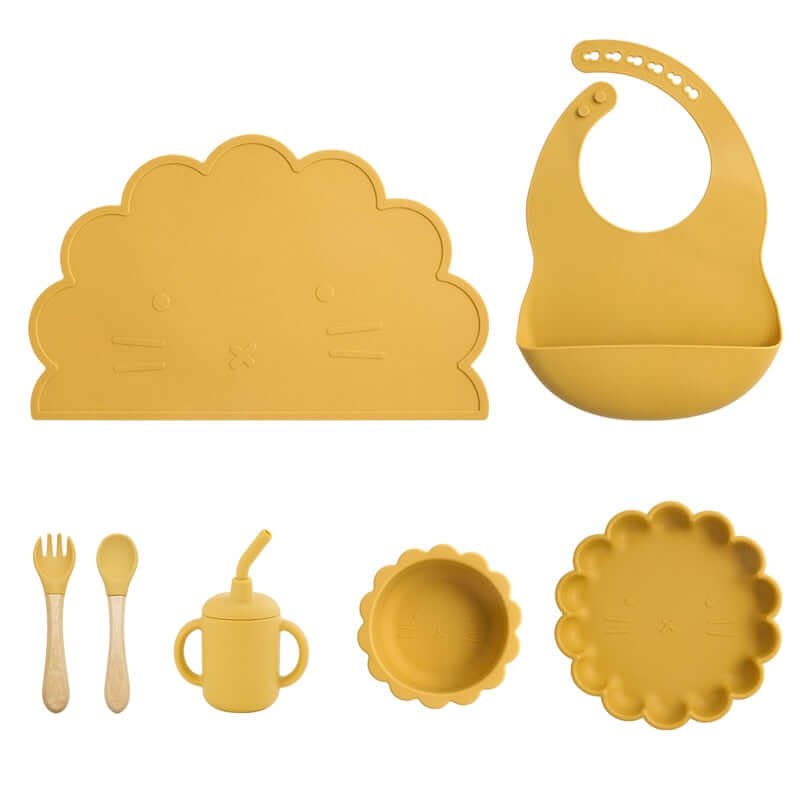 Baby Silicone Tableware Feeding Set for Kids and Infants - Nagatta