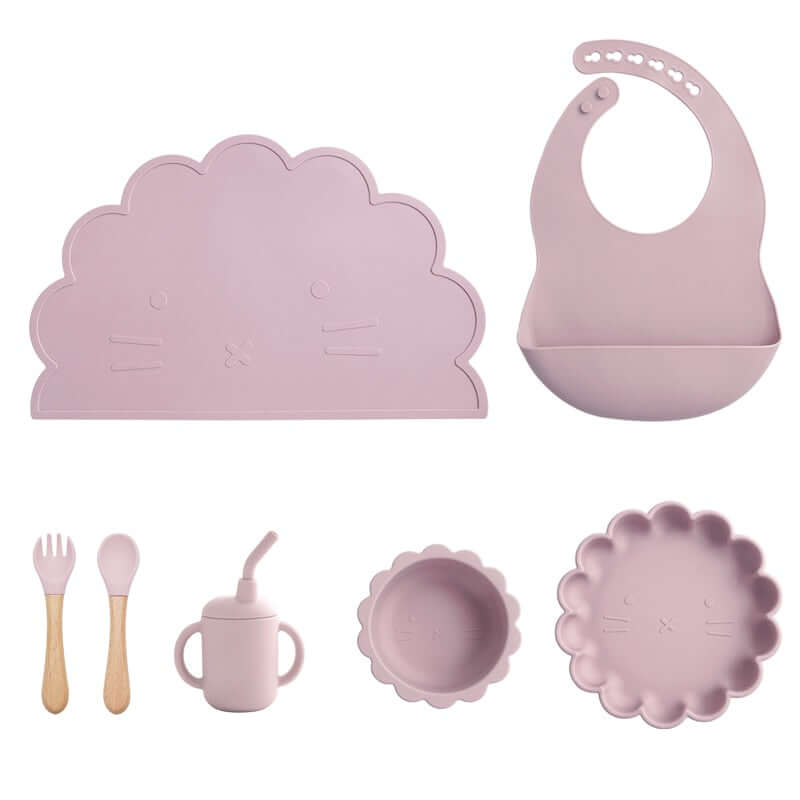 Baby Silicone Tableware Feeding Set for Kids and Infants - Nagatta