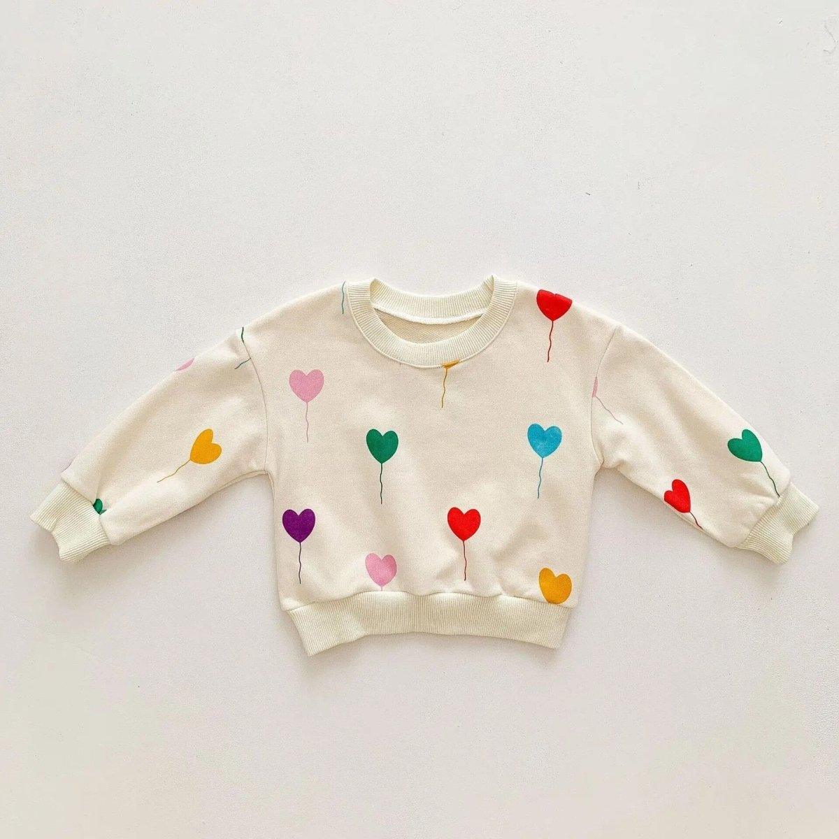 Baby Tracksuit Set Love Printing - Nagatta