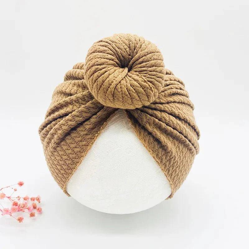 Adorable Baby Turban Headband with Stylish Bow Design - Nagatta