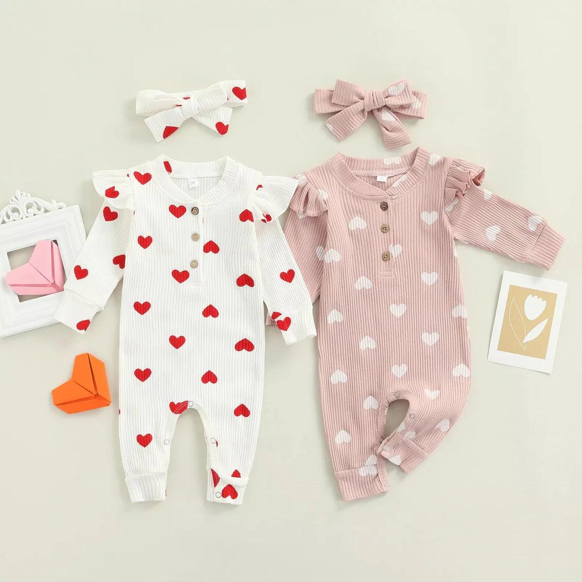 Baby Valentine's Day Jumpsuit - Nagatta