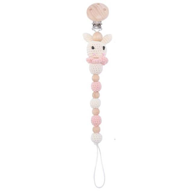 Baby Wood & Crochet Teething Chain for Soothing Relief - Nagatta