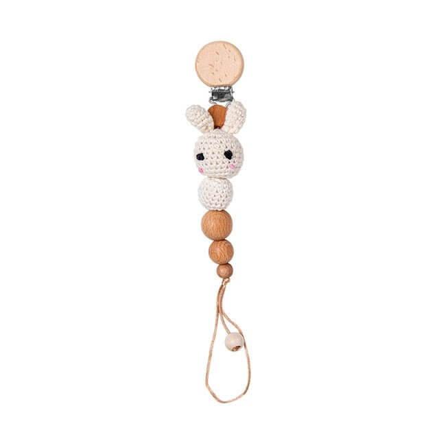 Baby Wood & Crochet Teething Chain for Soothing Relief - Nagatta