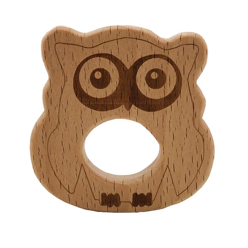 Baby Wooden Teether Cute Animals for Teething Relief - Nagatta