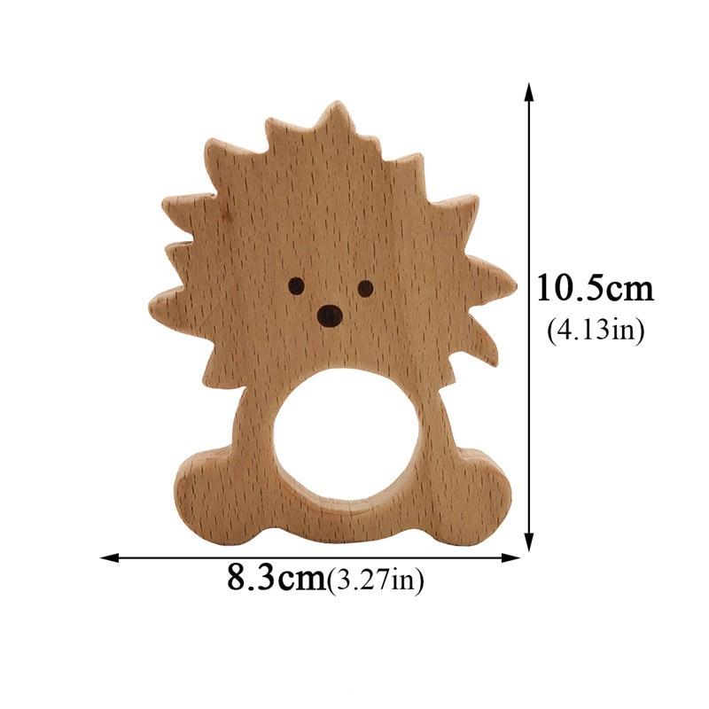 Baby Wooden Teether Cute Animals for Teething Relief - Nagatta