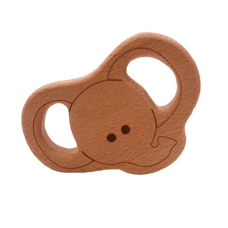 Baby Wooden Teether Cute Animals for Teething Relief - Nagatta