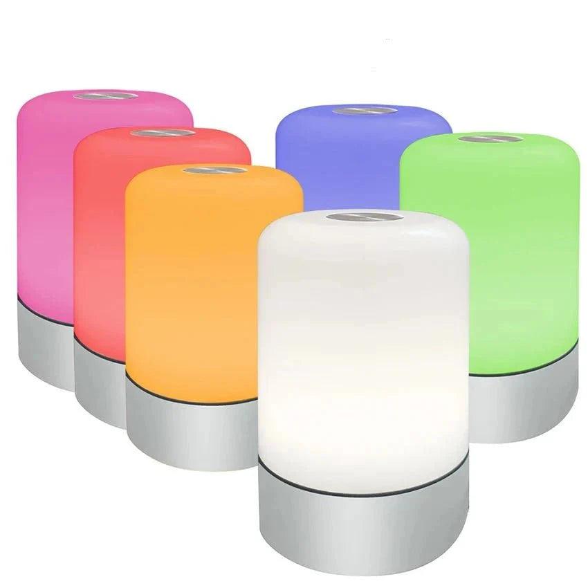 Bedside Lamp Touch Tap Light Color LED for Ambiance - Nagatta