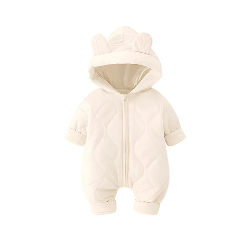 Fleece Teddy Baby Romper for Cozy Comfort and Style