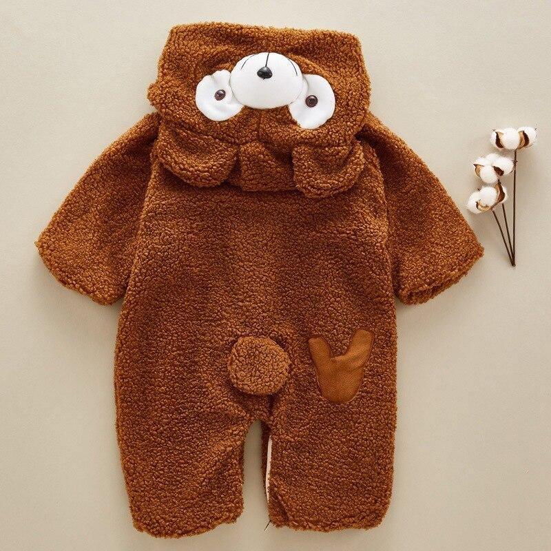 Cute Cartoon Baby Winter Romper - Nagatta