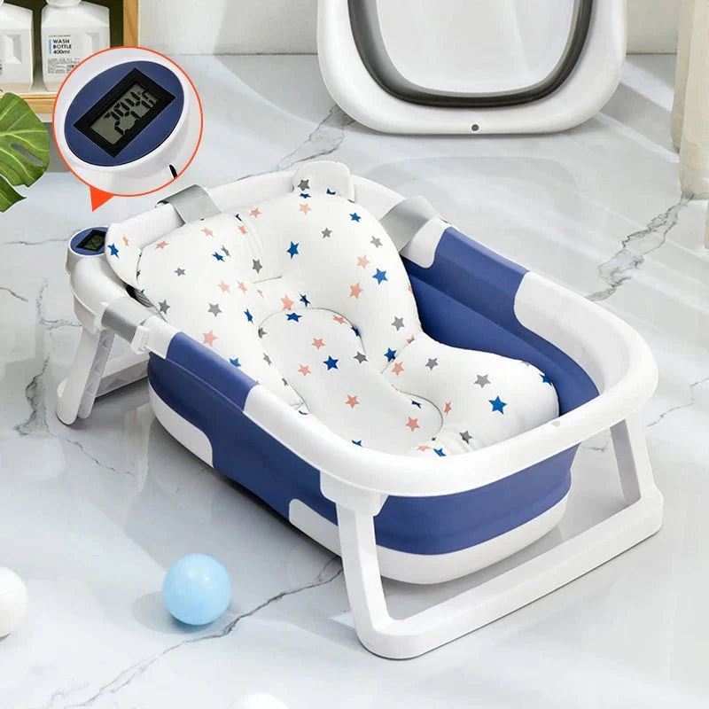 Folding Baby Bath Tub for Safe and Convenient Bathing - Nagatta