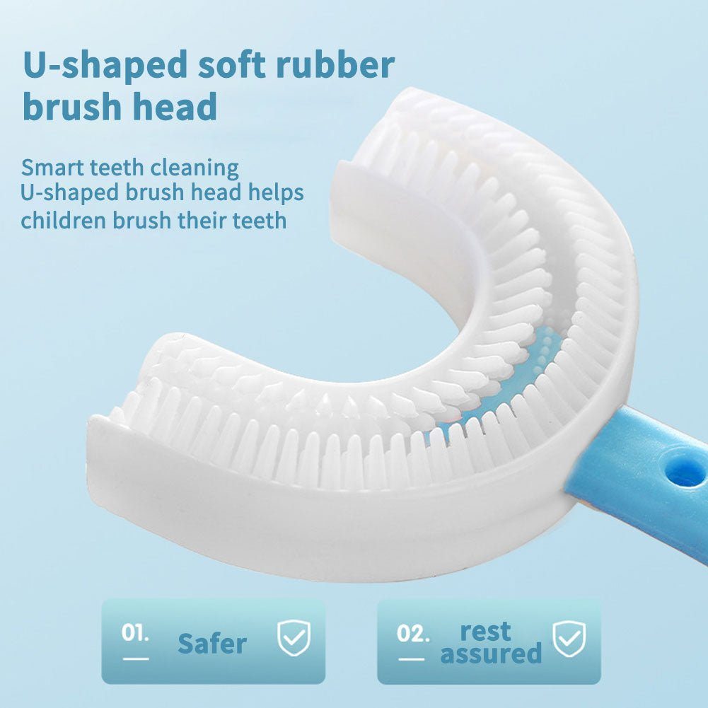 Kids Toothbrush U-Shape Infant Toothbrush for Easy Brushing - Nagatta