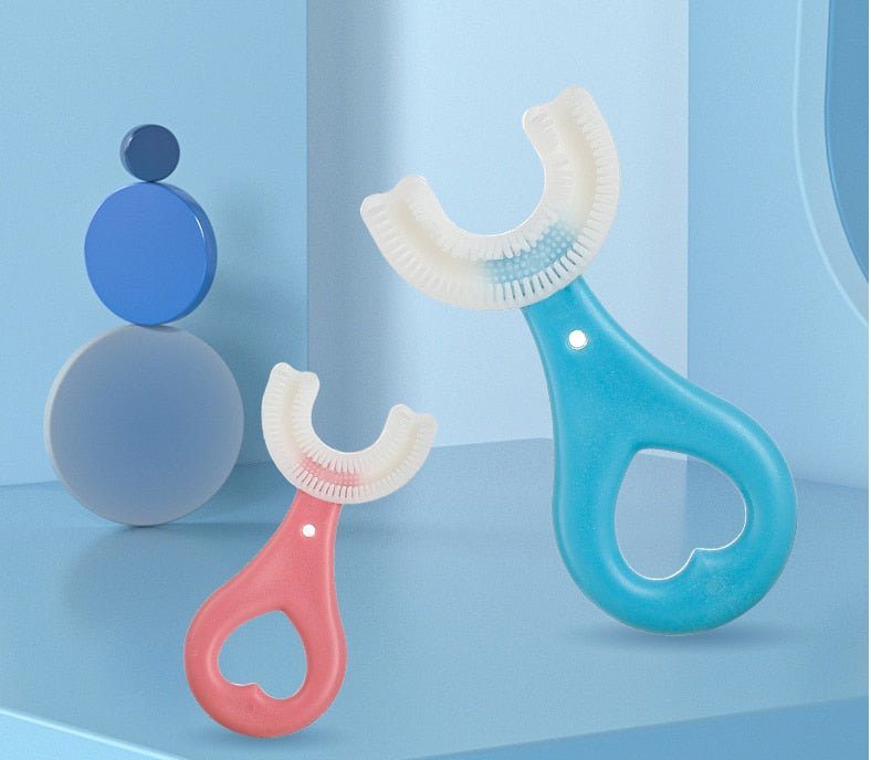 Kids Toothbrush U-Shape Infant Toothbrush for Easy Brushing - Nagatta