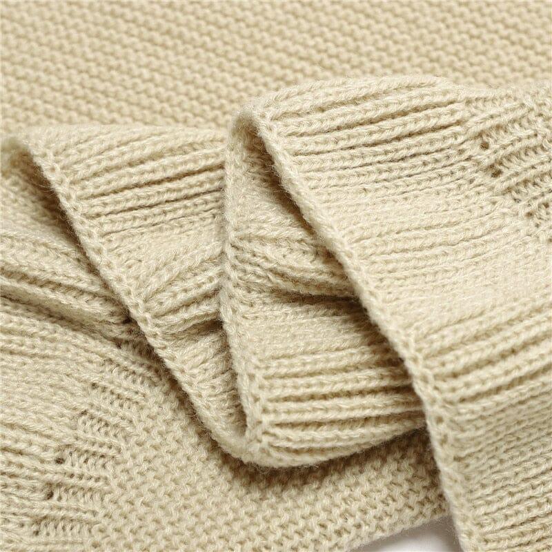 Knitted Baby Blankets Soft Ruffled Texture for Newborns - Nagatta