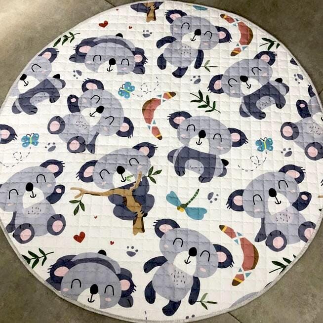 Koala Baby Play Mat - Large Round Soft Cotton Mat - Nagatta