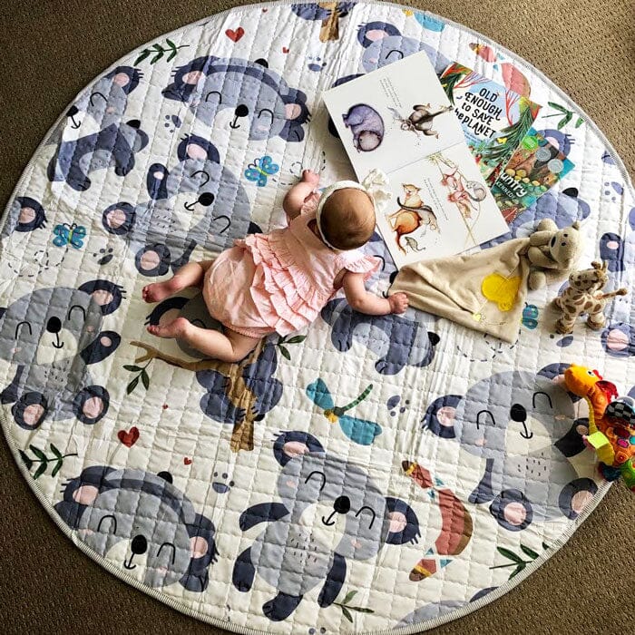 Koala Baby Play Mat - Large Round Soft Cotton Mat - Nagatta