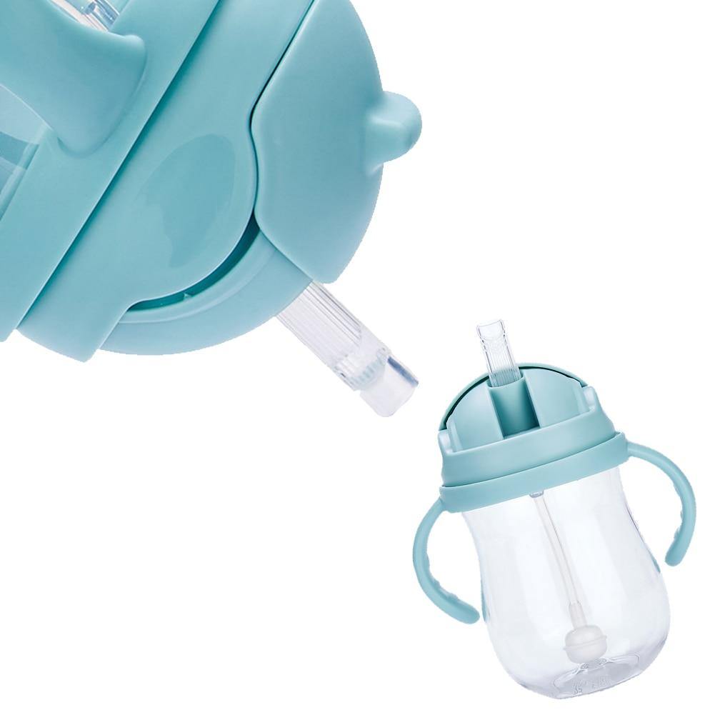 Leakproof Double Handle Silicone Baby Water Bottle 300ML - Nagatta