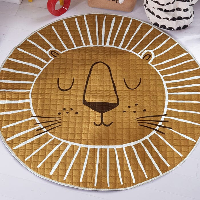 Lion Baby Play Mat - Large Round Nursery Playmat 150cm - Nagatta