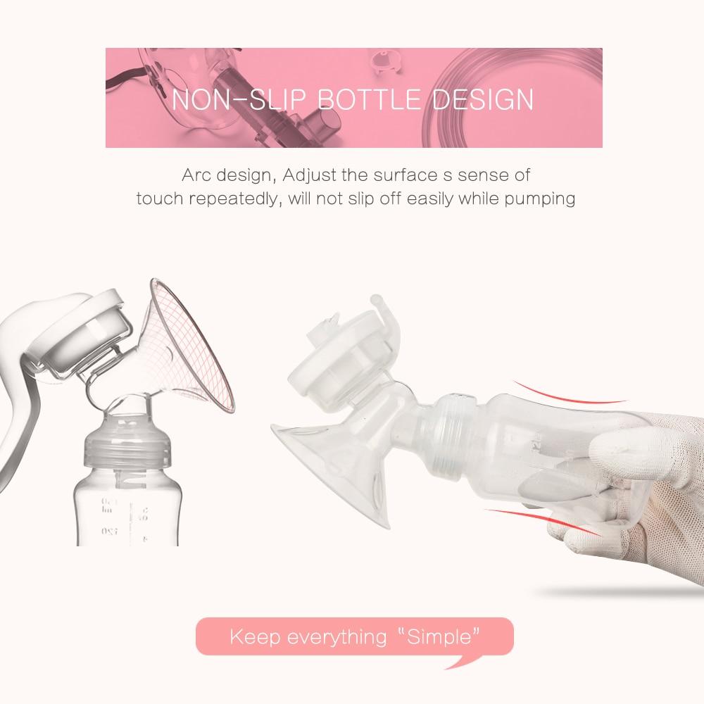 Manual Breast Feeding Pump with Ergonomic Swivel Handle - Nagatta