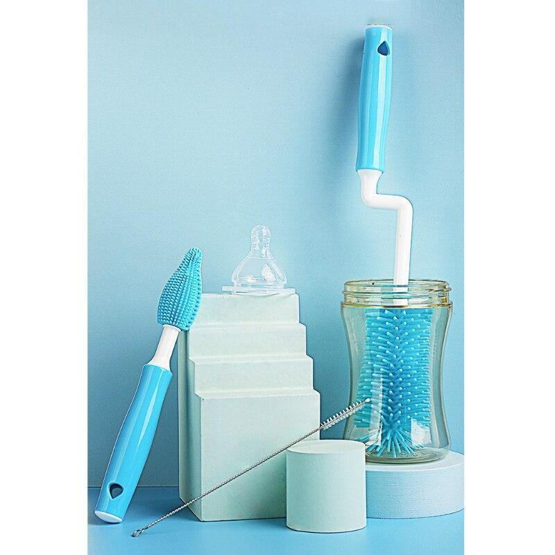 Milk Bottle Cleaning Brushes for Effective Baby Bottle Care - Nagatta