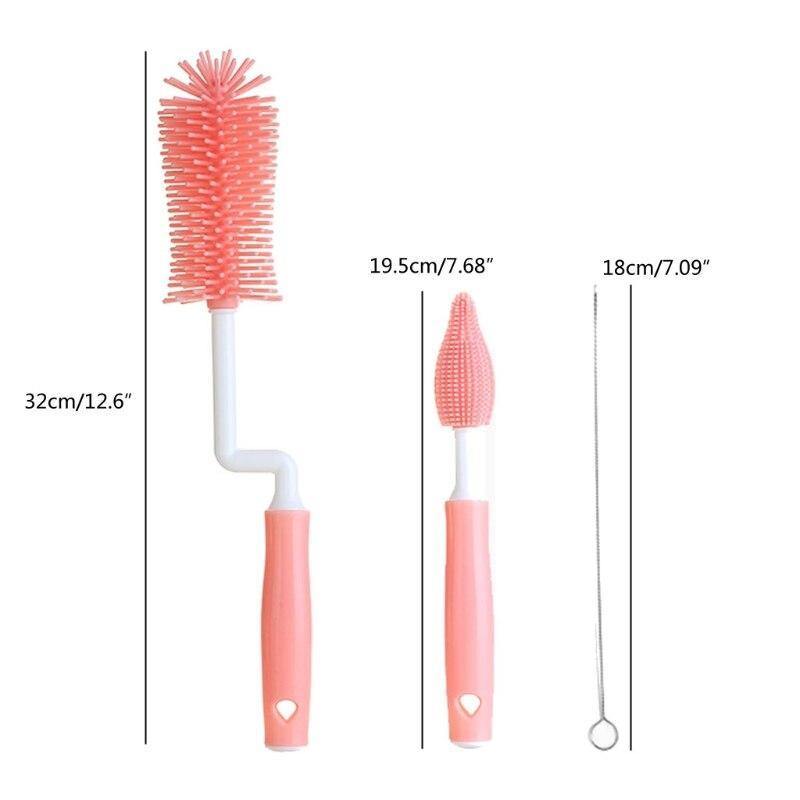 Milk Bottle Cleaning Brushes for Effective Baby Bottle Care - Nagatta