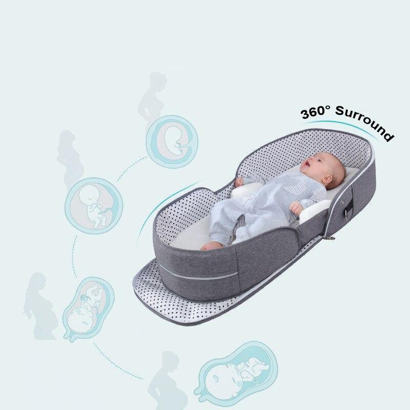 Multi-Function Travel Mosquito Baby Bed for Safe Sleep - Nagatta