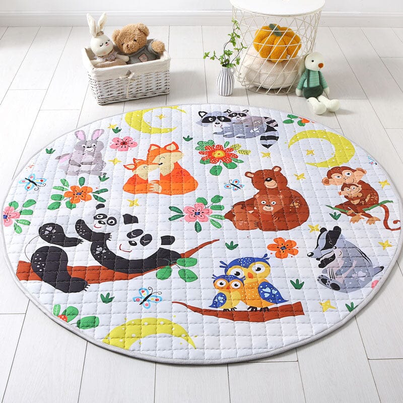 Mum & Baby Round Play Mat for Tummy Time and Playtime - Nagatta