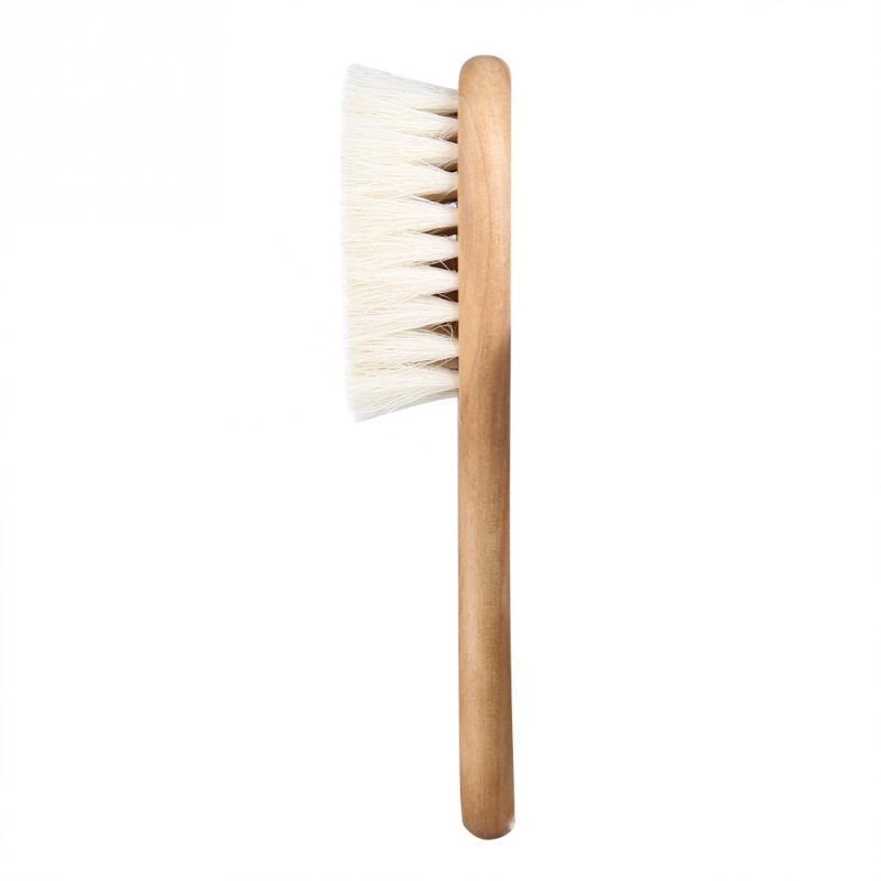 Natural Wool Baby Wooden Brush for Newborns Hair Care - Nagatta