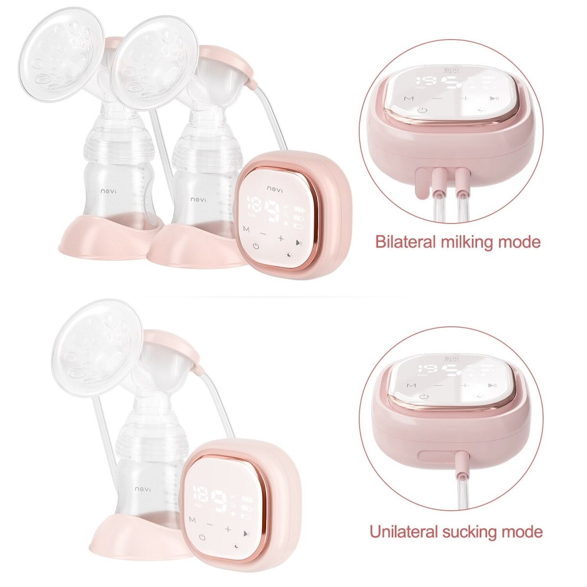 New Double Electric Breast Pump with LCD Touch Screen - Nagatta