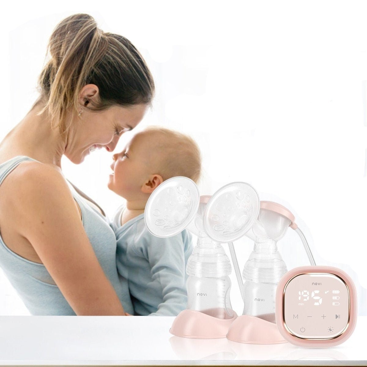 New Double Electric Breast Pump with LCD Touch Screen - Nagatta