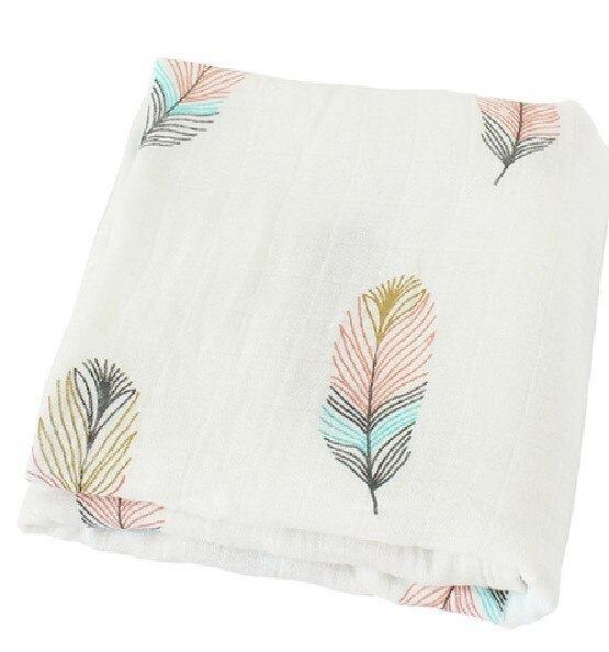 Newborn Baby Swaddle Blanket Soft Bamboo Muslin Comfort - Nagatta