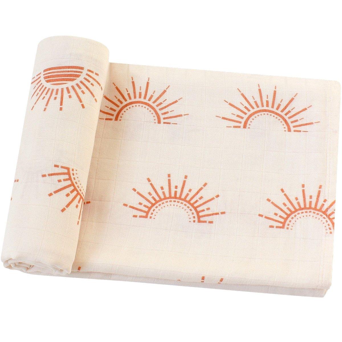 Newborn Baby Swaddle Blanket Soft Bamboo Muslin Comfort - Nagatta