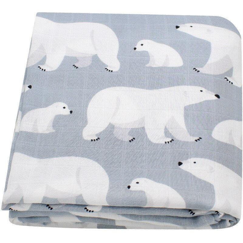 Newborn Baby Swaddle Blanket Soft Bamboo Muslin Comfort - Nagatta