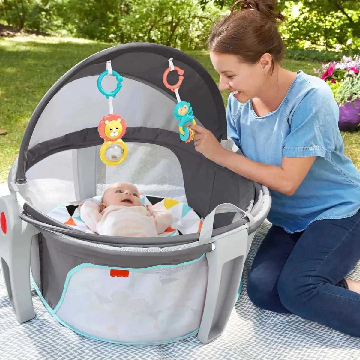 Portable Bassinet and Play Space for On-the-Go Babies - Nagatta