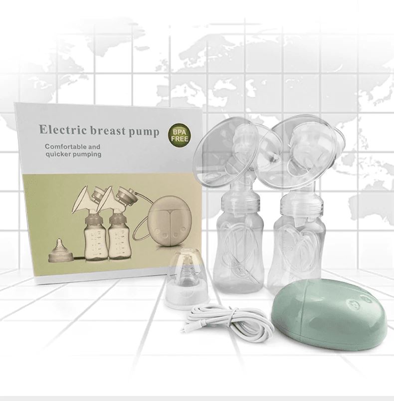 Portable Double Electric Breast Pump for Easy Milk Expression - Nagatta