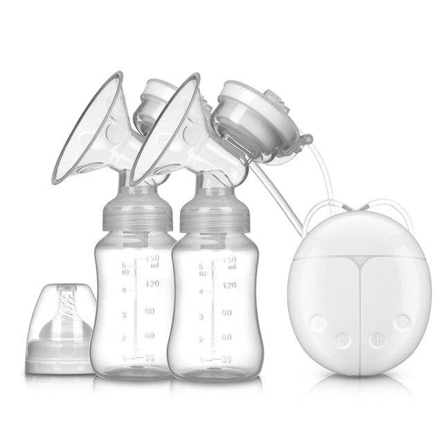 Portable Double Electric Breast Pump for Easy Milk Expression - Nagatta