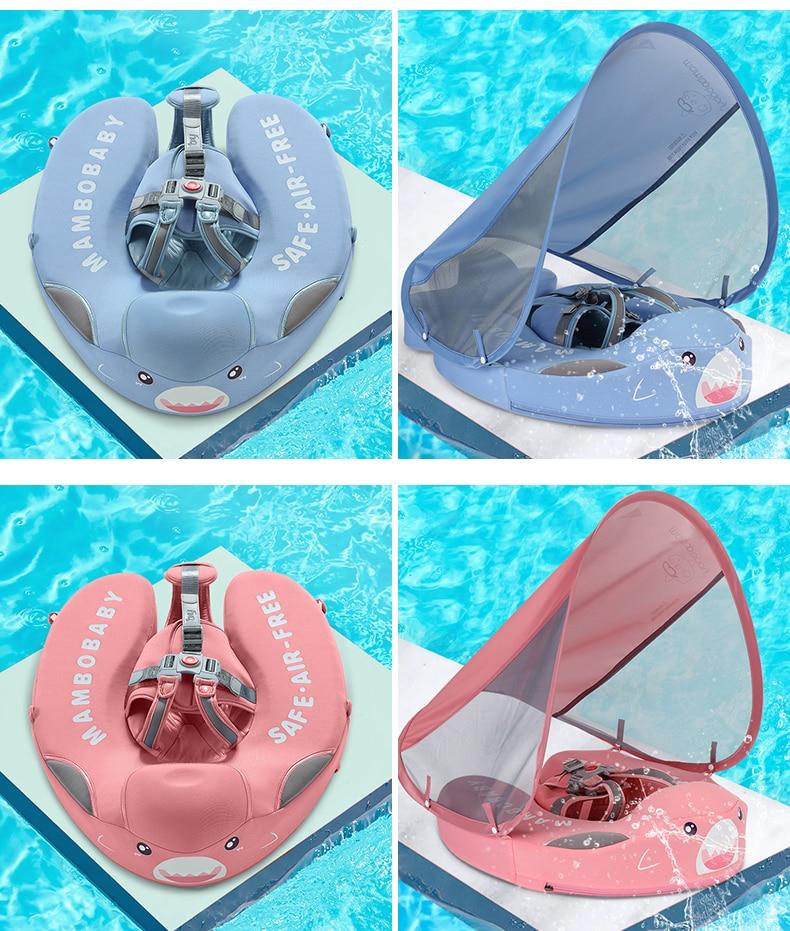 Premium Baby Swim Float Canopy UPF 50+ for Infants - Nagatta