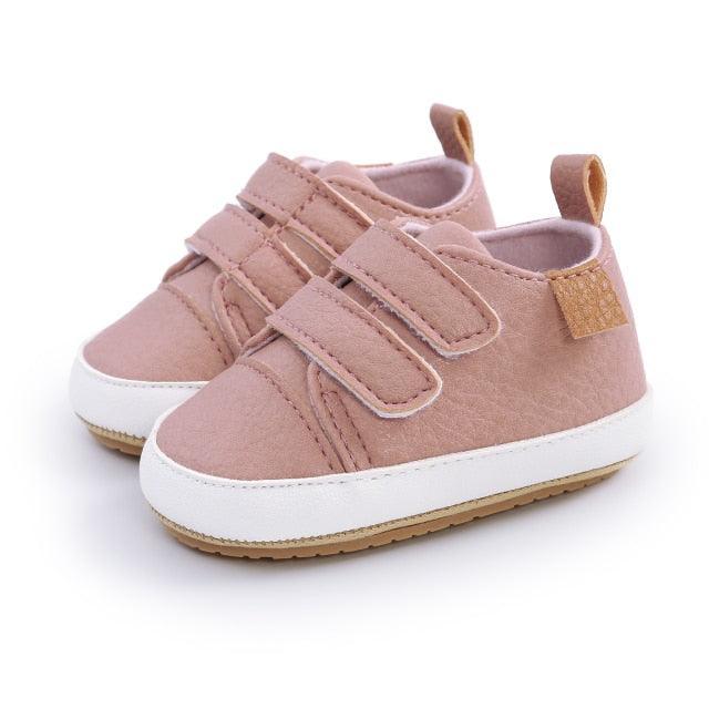 Sweet Leather Velcro Baby Shoes for Comfort and Style - Nagatta