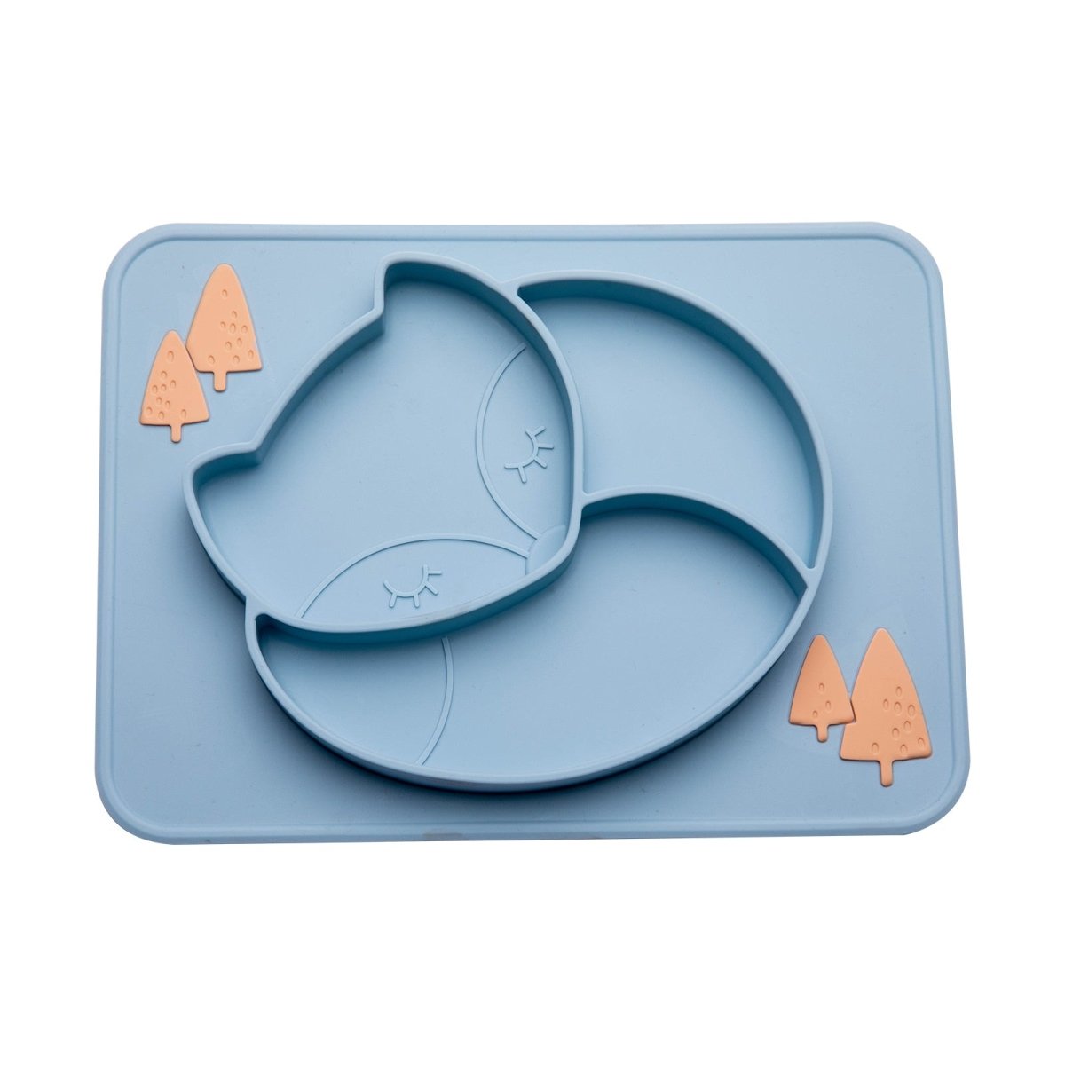 Silicone Baby Dining Plate - Safe and Easy to Clean Dish - Nagatta