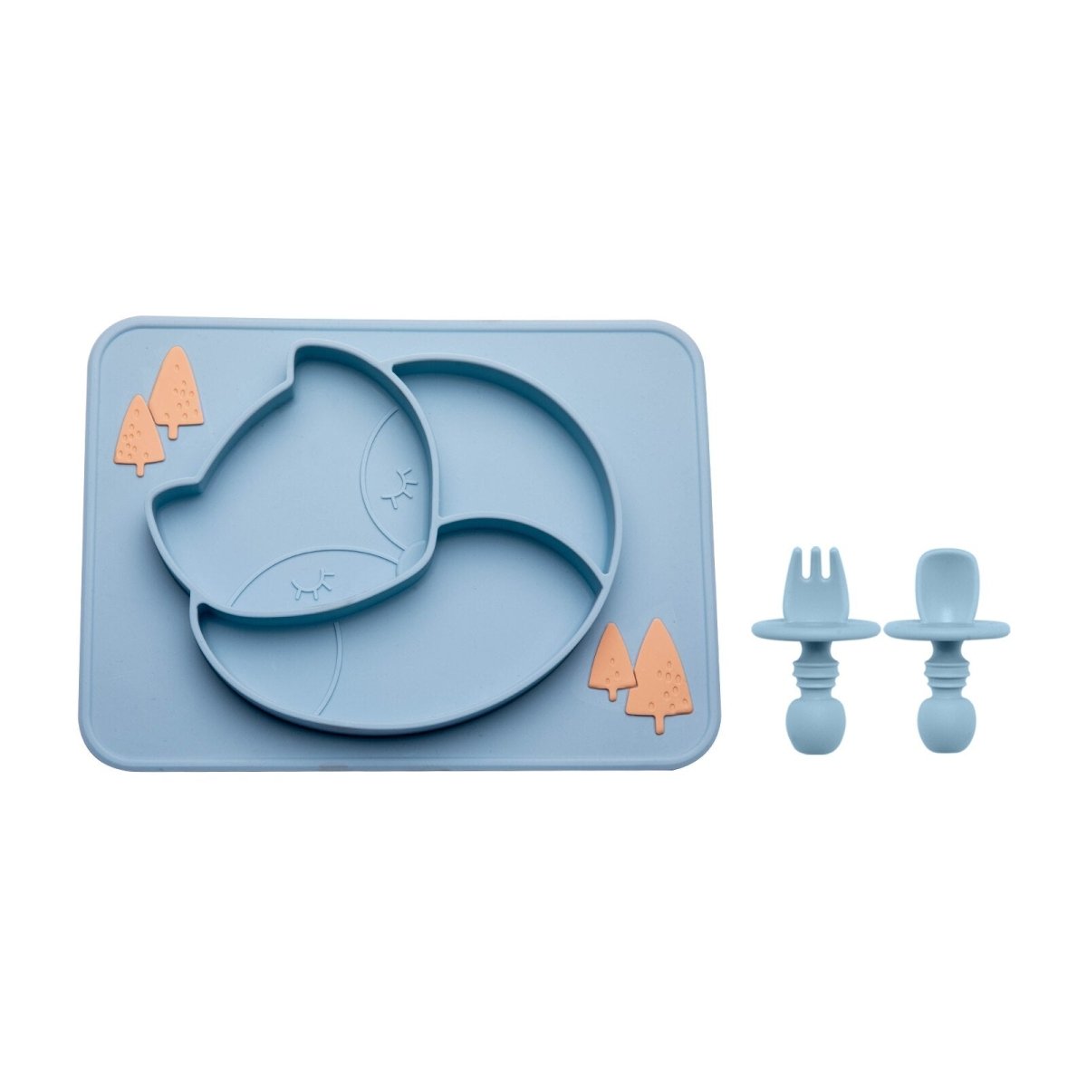 Silicone Baby Dining Plate - Safe and Easy to Clean Dish - Nagatta