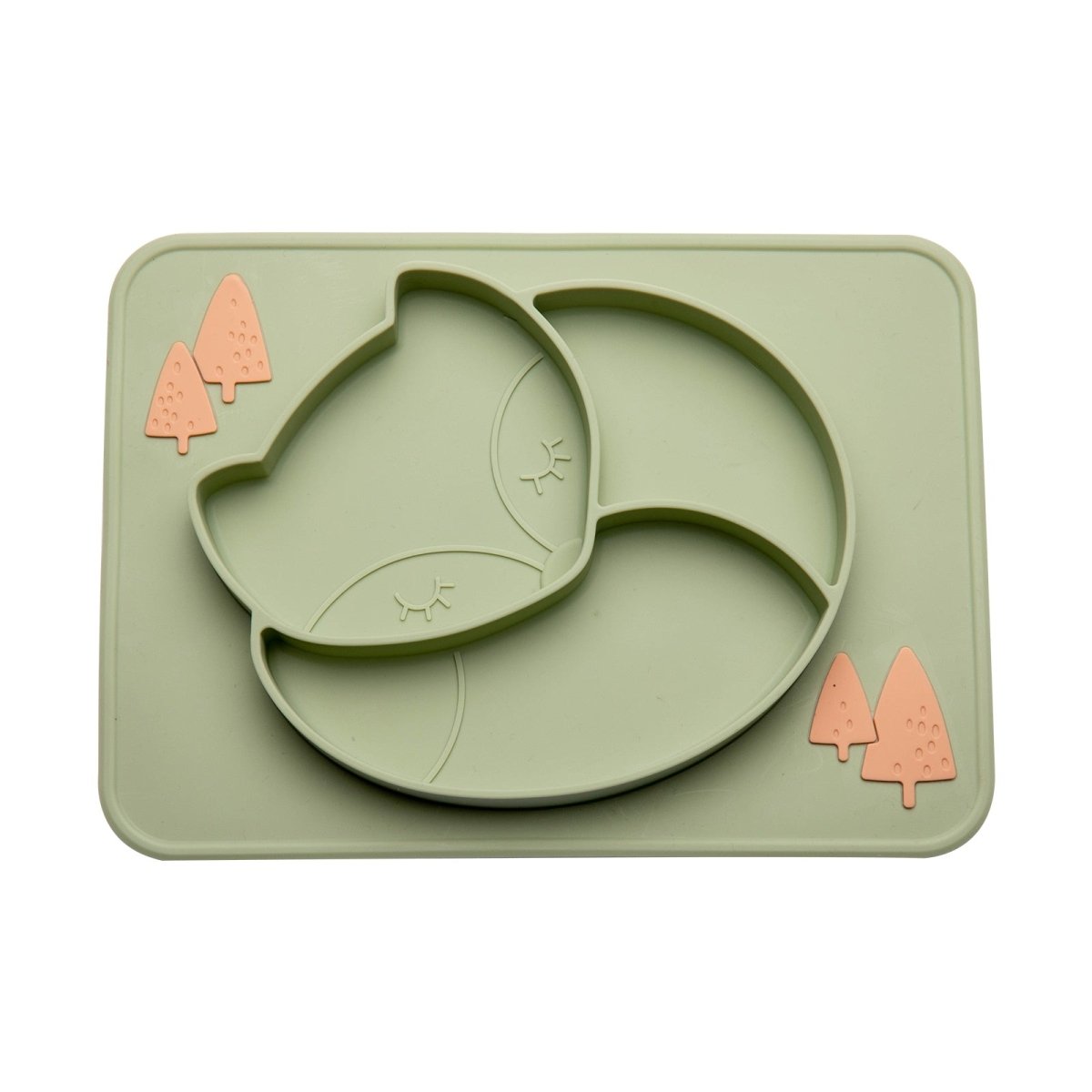 Silicone Baby Dining Plate - Safe and Easy to Clean Dish - Nagatta