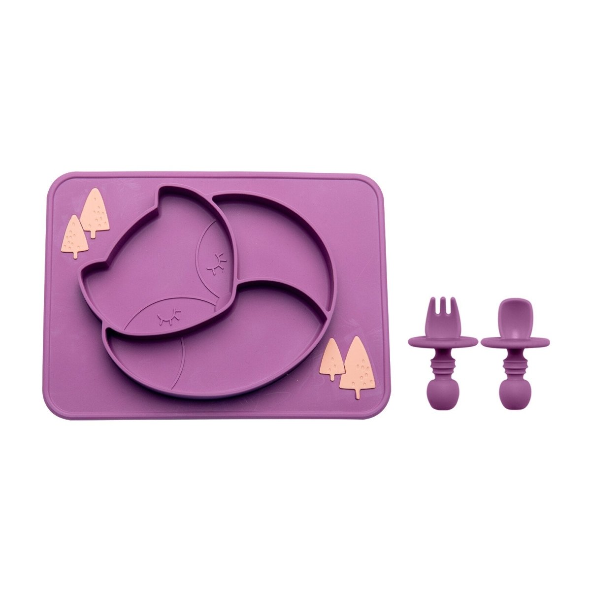 Silicone Baby Dining Plate - Safe and Easy to Clean Dish - Nagatta